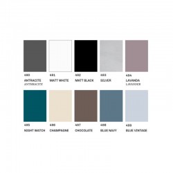 Sprchové bezbariérové kouty FUSION COLORS