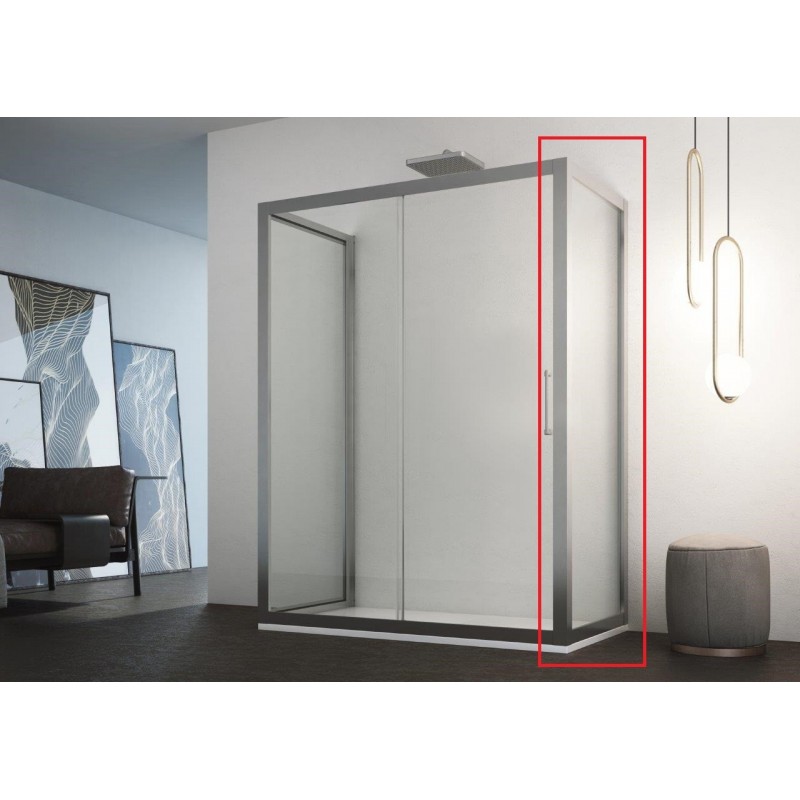 Pevná stena FISSO S pre sprchové dvere MAYA, MITHRA a kút ROMA