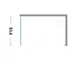 Pevná stena FISSO S pre sprchové dvere MAYA, MITHRA a kút ROMA