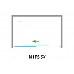 Sprchové dveře DECO N1FS