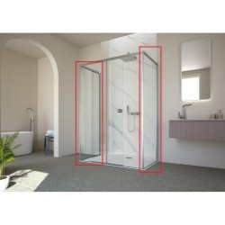 Pevná stěna DECO F1AB pro sprchové dveře N1FSa N2FS