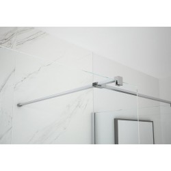 Walk-in bezdverový a bezbariérový sprchový kút LAGOS PLUS