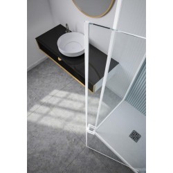 Walk-in bezdverový a bezbariérový sprchový kút LAGOS PLUS