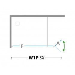 Bezbariérový sprchový kout DECO WALK-IN W1P