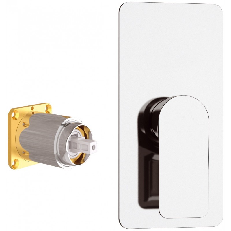 Podomietková batéria ARNO 30KB07 - nikel matný