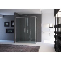 Čtyřdílné posuvné sprchové dveře do niky HOPA ESSENCE N2FS
