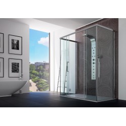 Čtyřdílné posuvné sprchové dveře do niky HOPA ESSENCE N2FS