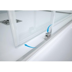 Čtyřdílné posuvné sprchové dveře do niky HOPA ESSENCE N2FS