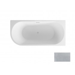 Voľne stojaca vaňa ZOYA, pre inštaláciu k priebežnej stene je vyrobená zo sanitárneho kompozitu (akrylát).