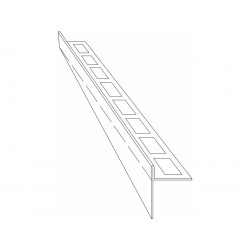 Spádová lišta NEO - nerez