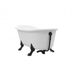 Voľne stojaca vaňa OLAYA Glam - zlatá