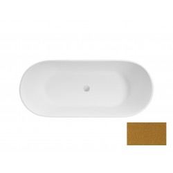 Volně stojící vana MOYA GLAM01 - zlatá