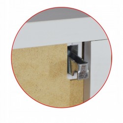 Závěsná zrcadlová skříňka Olsen Spa ARLES s LED osvětlením