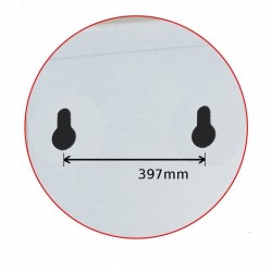 Závesná skrinka so zrkadlom Olsen Spa TRIGA