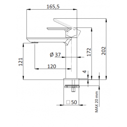 Rozměry AVENUE 380AV