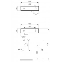 Umyvadlo II.JAKOST  - nástěnné i na desku