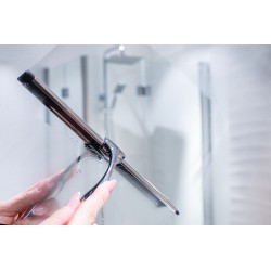 Stěrka na skleněné sprchové kouty - kov, chrom