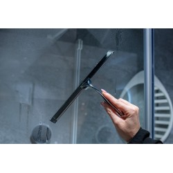 Stěrka na skleněné sprchové kouty - kov, chrom