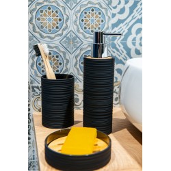 Téglik na zubné kefky KSANTI čierny