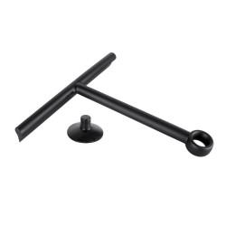 Stěrka na skleněné sprchové kouty - plast, černá barva