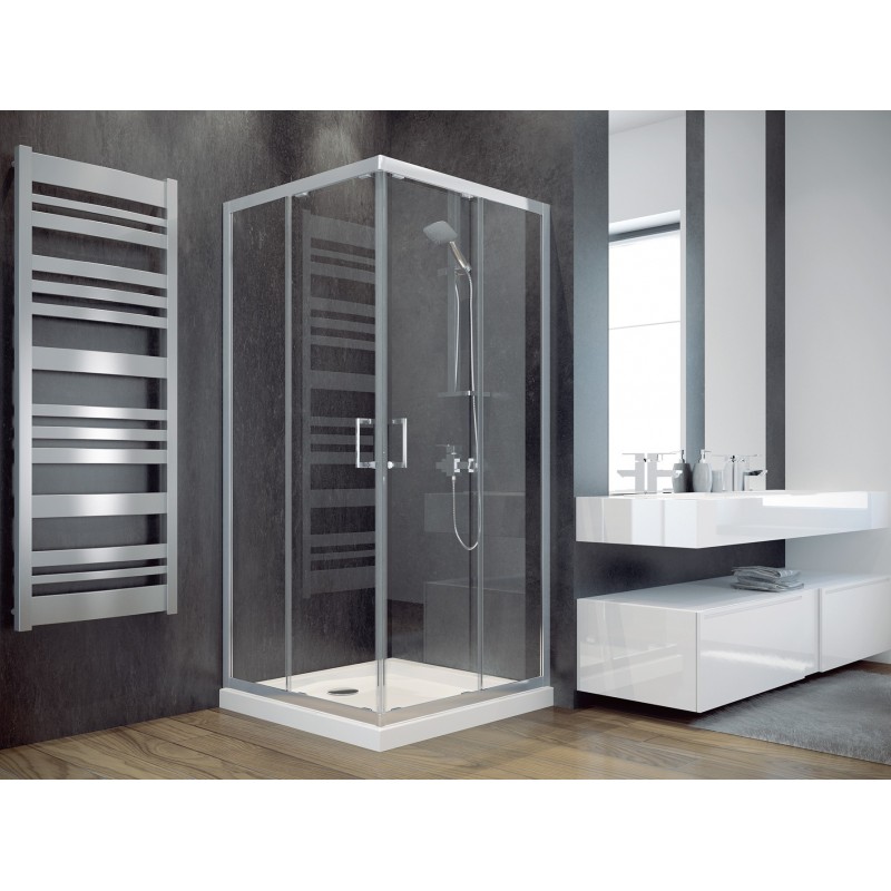 Štvorcový sprchový kút MODERN 185.