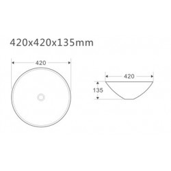 Umývadlo na dosku PIEGA