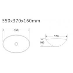 Umývadlo na dosku DEVENTER