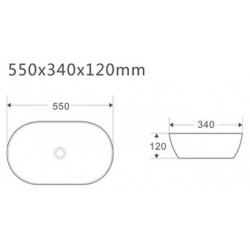 Umývadlo na dosku LEIDEN