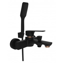 Vaňová batéria MODENA-10/K čierna-ružovo zlatá