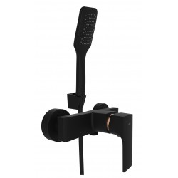 Sprchová batéria MODENA-12/K čierna-ružovo zlatá