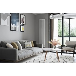 Kúpeľňový radiátor TUBUS 2 biela farba