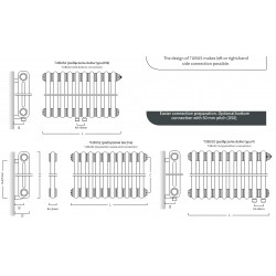 Kúpeľňový radiátor TUBUS 2 farba podľa vzorkovníka