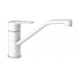 Drezová stojanková vodovodná batéria Olsen Spa UNO-20, biela farba