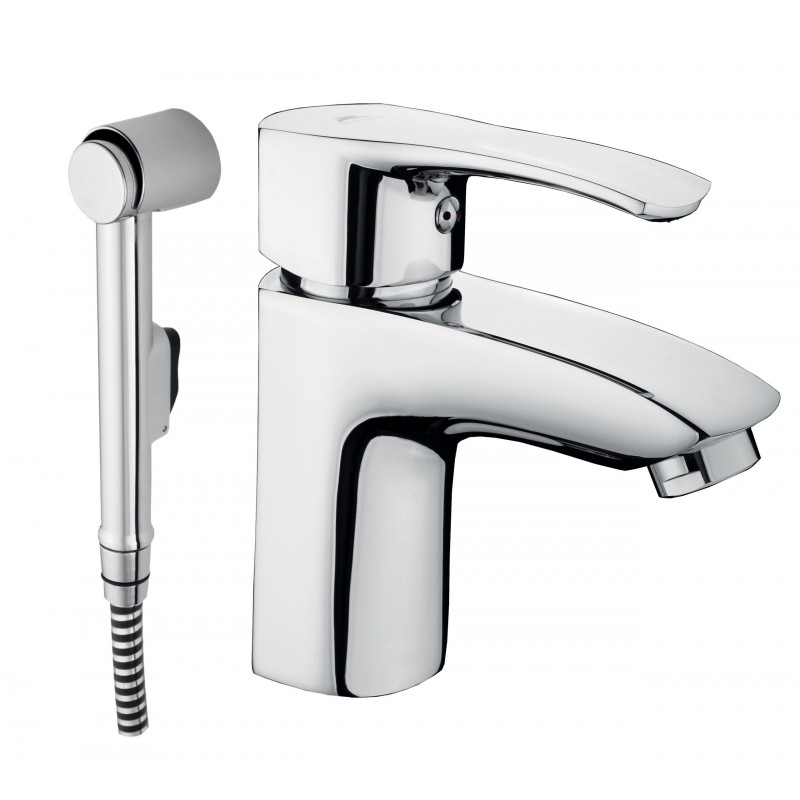 Stojánková umyvadlová baterie TRENTO-17 s bidetovou sprškou