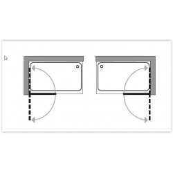 Vanová zástěna Modern