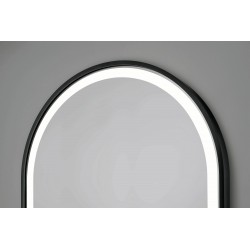 Zrcadlo s osvětlením ERFURT BLACK