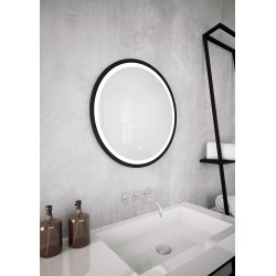 Zrcadlo s osvětlením GEISA BLACK
