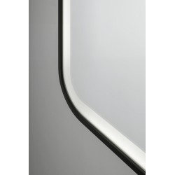 Zrcadlo s osvětlením BORKEN BLACK