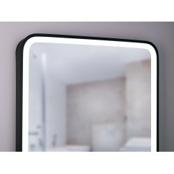 Zrcadlo s osvětlením BORKEN BLACK