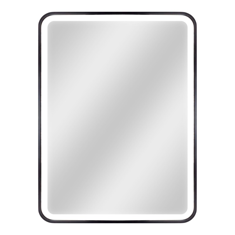 Zrcadlo s osvětlením BORKEN BLACK