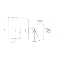 Podomítková baterie ARNO 30KB