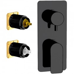 Podomietková sprchová batéria ARNO 93KB14 - čierna