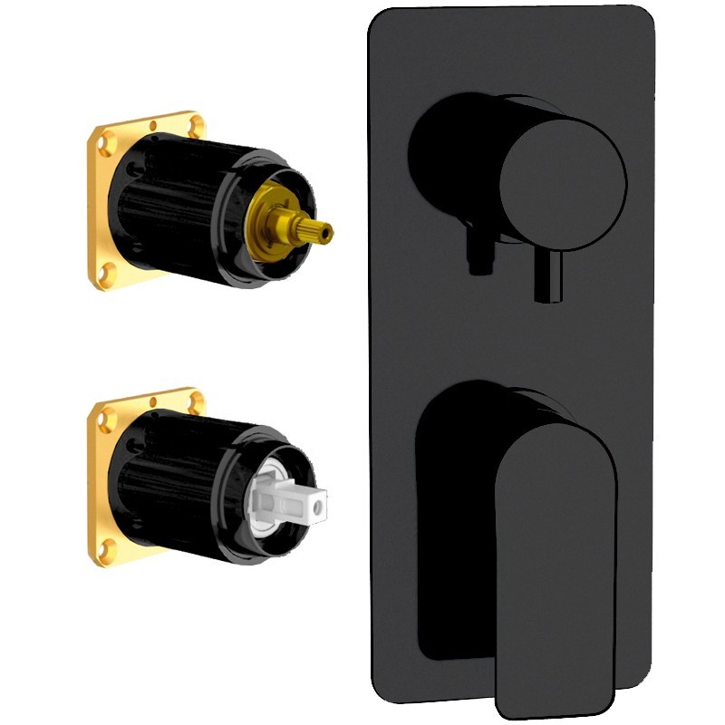 Podomietková sprchová batéria ARNO 92KB14 - čierna