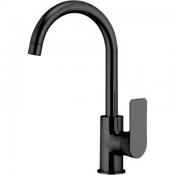 Dřezová stojánková vodovodní baterie FONTI 7214 - černá