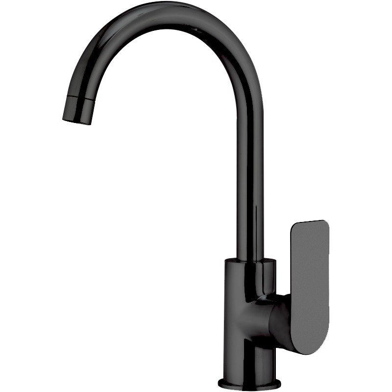 Dřezová stojánková vodovodní baterie FONTI 7214 - černá