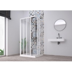 Štvorcový plastový sprchový kút Olsen Spa ANGELO