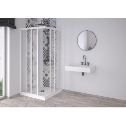 Štvorcový plastový sprchový kút Olsen Spa ANGELO