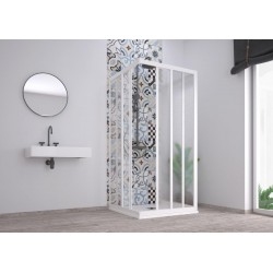 Štvorcový plastový sprchový kút Olsen Spa ANGELO