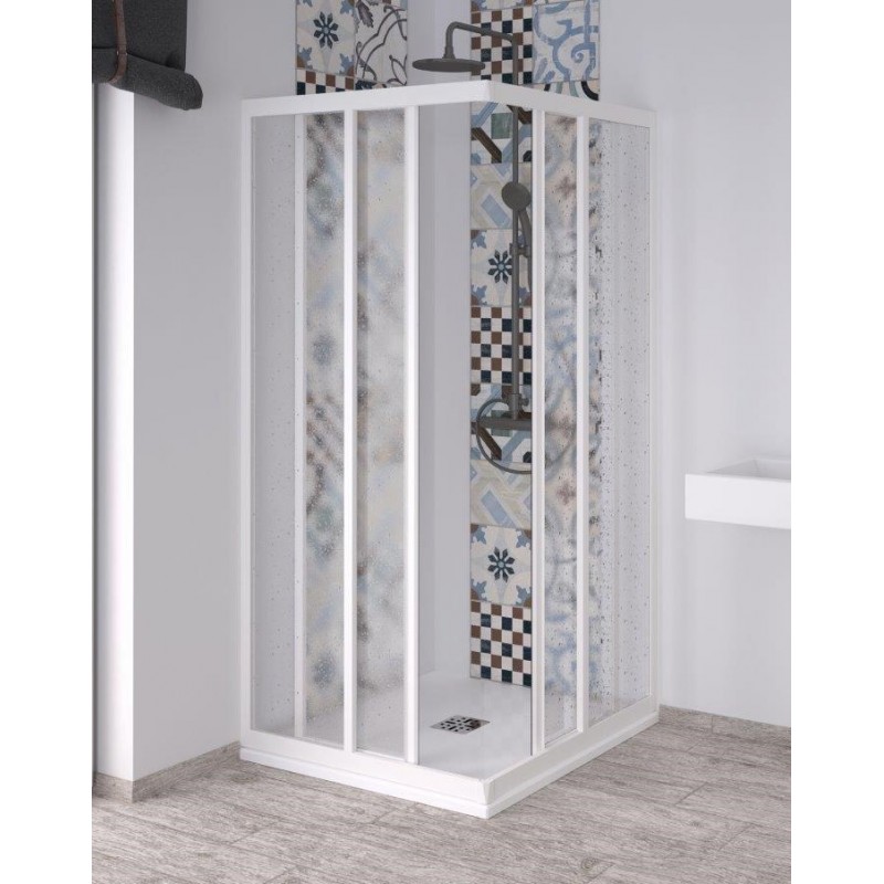 Štvorcový plastový sprchový kút Olsen Spa ANGELO