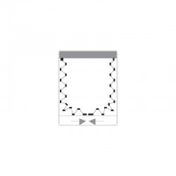 Štvorcový sprchový plastový kút Olsen Spa SATURNO